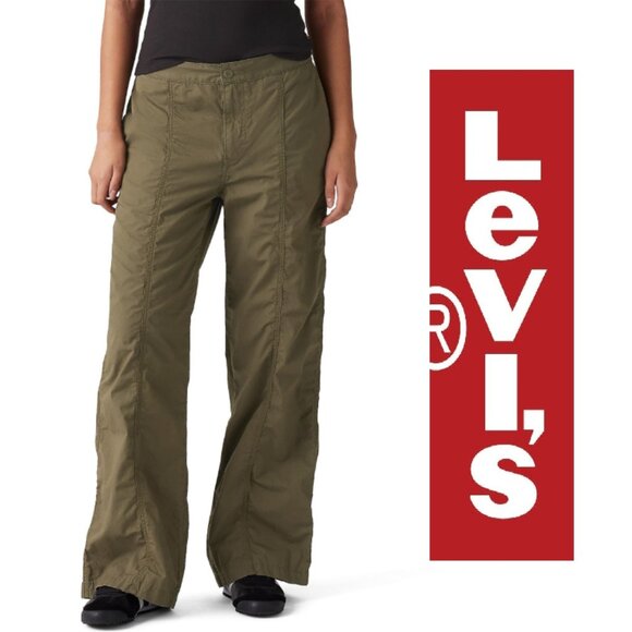 NWT Levi's Women's Baggy Parachute Pants - Picture 1 of 7